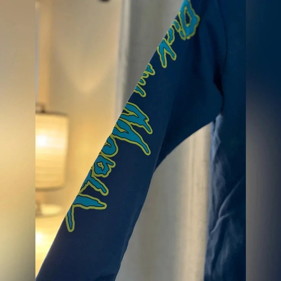 Rick and Morty Mad Scientist Blue Hoodie
Multi Print Sweatshirt Junior Size L. - Picture 5 of 9